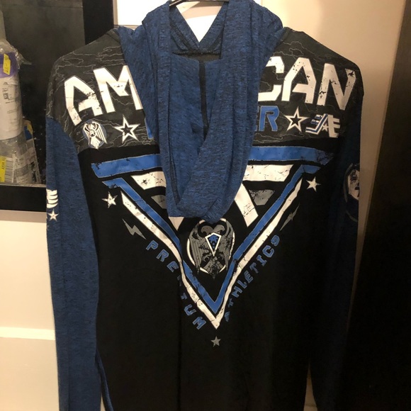 American Fighter Long Sleeve Hoodie!! - Picture 1 of 2